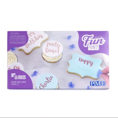 Fun Fonts- Cupcakes and cookies collection 1 - Image 2
