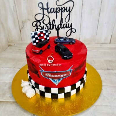 Racing Cars Birthday Cake