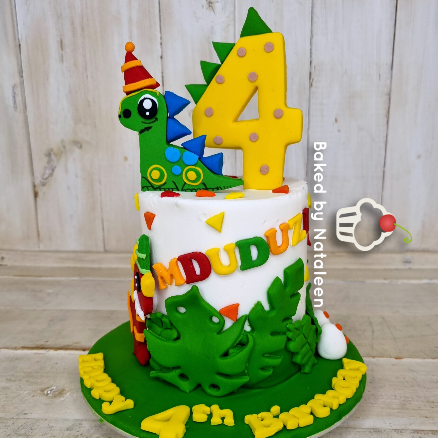 Dino and T-Rex Birthday cake - Image 4