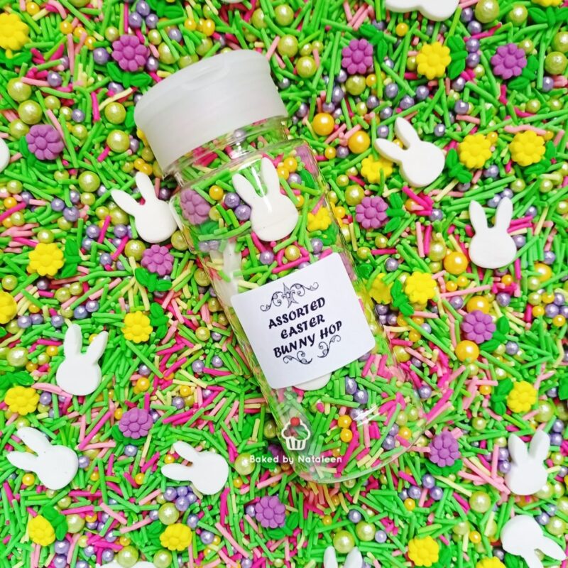 Assorted Easter Bunny Hop Sprinkles