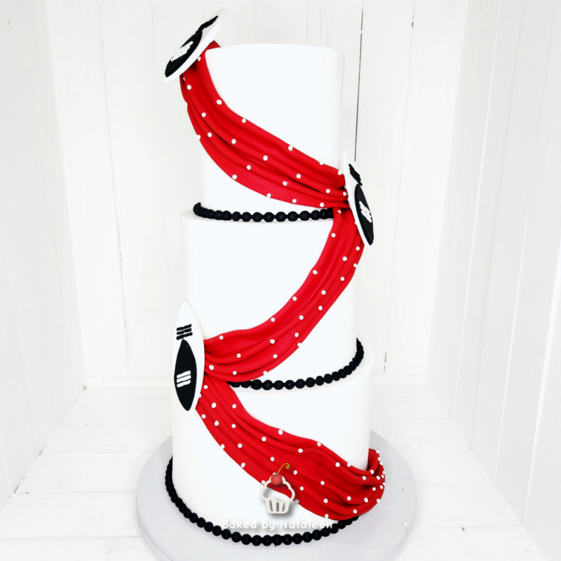 Minimalistic Traditional Wedding Cake 3 Tier - Image 3