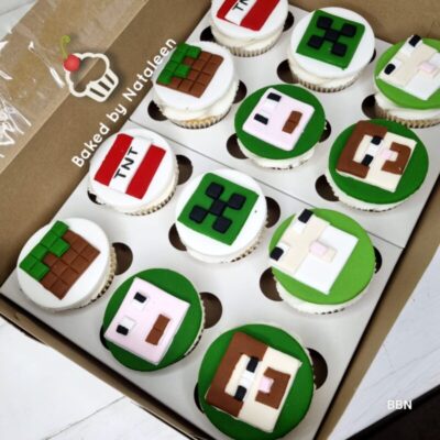 Minecraft Character Cupcakes 2