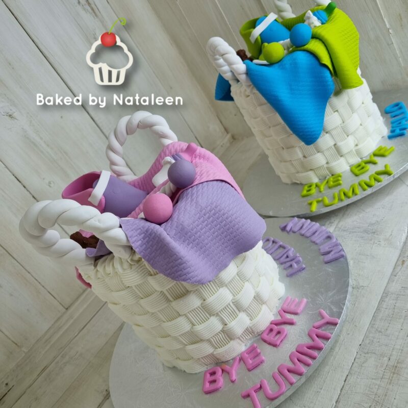 Basket Baby Shower Cake