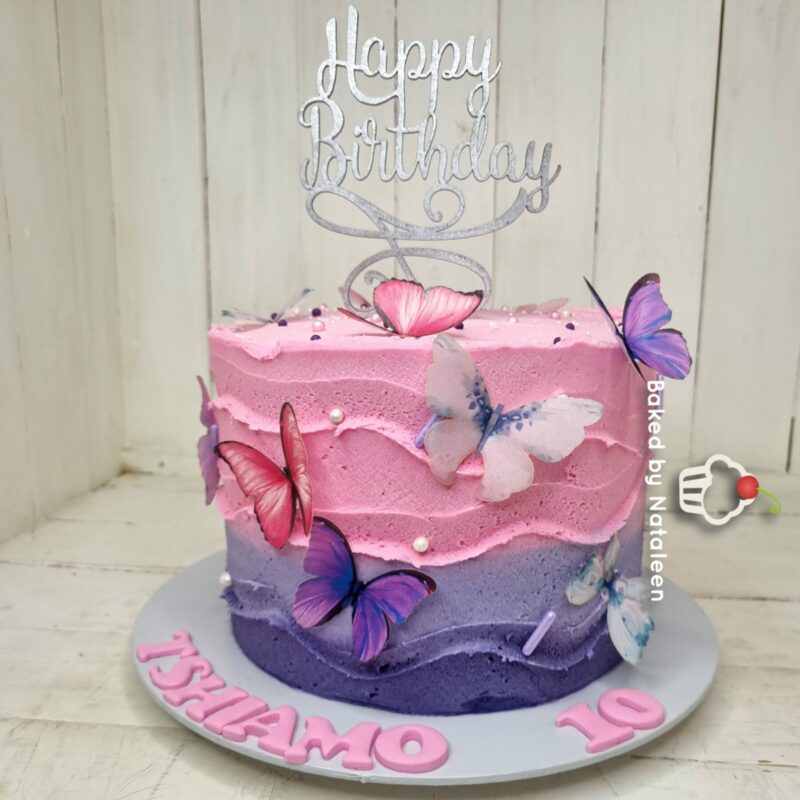 Butterfly Birthday Cake