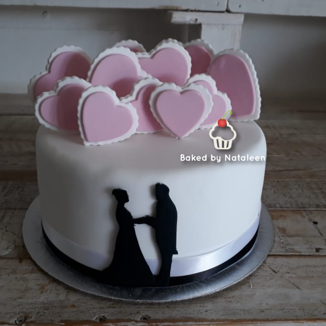 Our Story Wedding Cake
