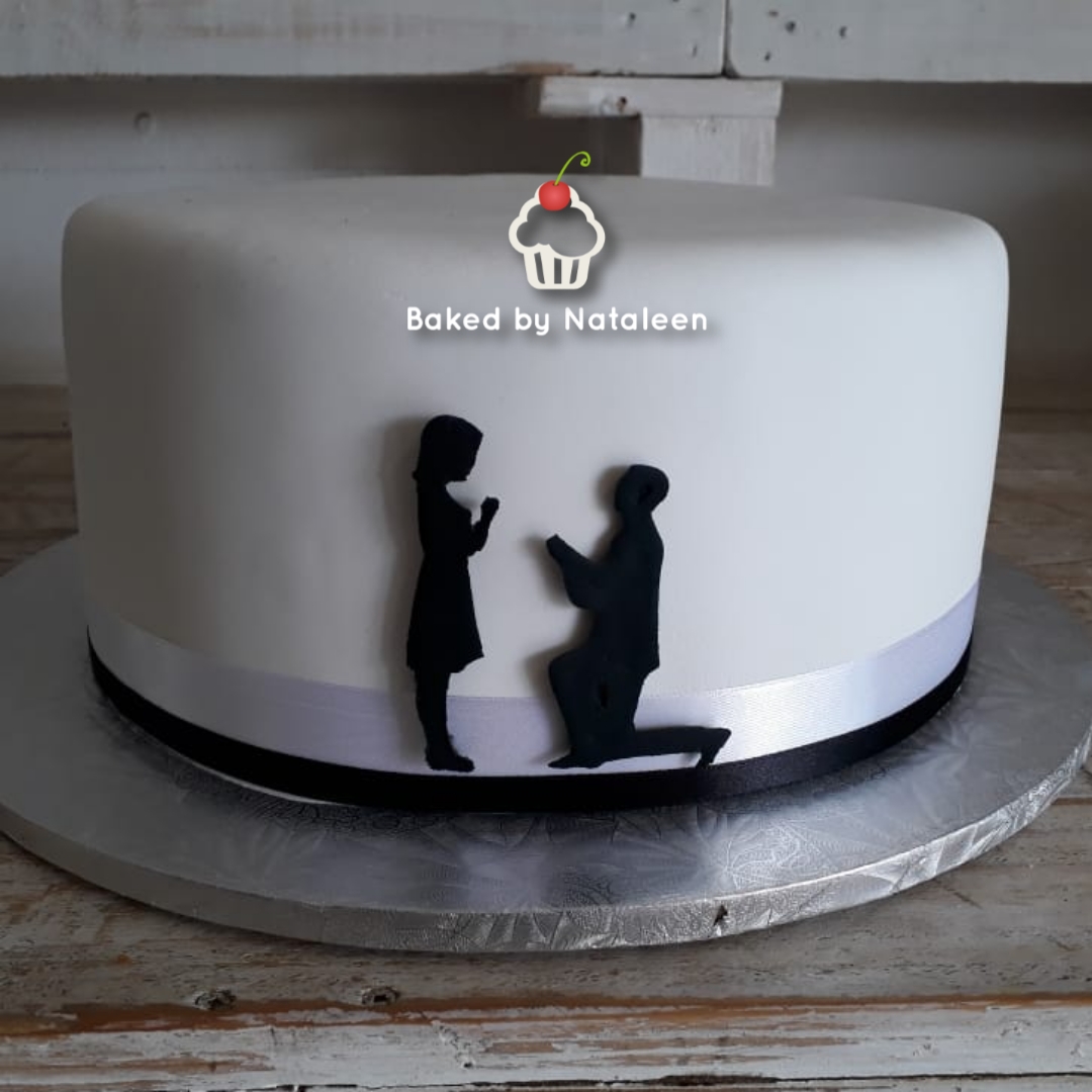 Our Story Wedding Cake - Image 3