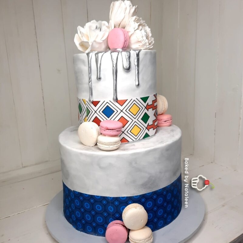 Traditional 2 Tier Birthday Cake