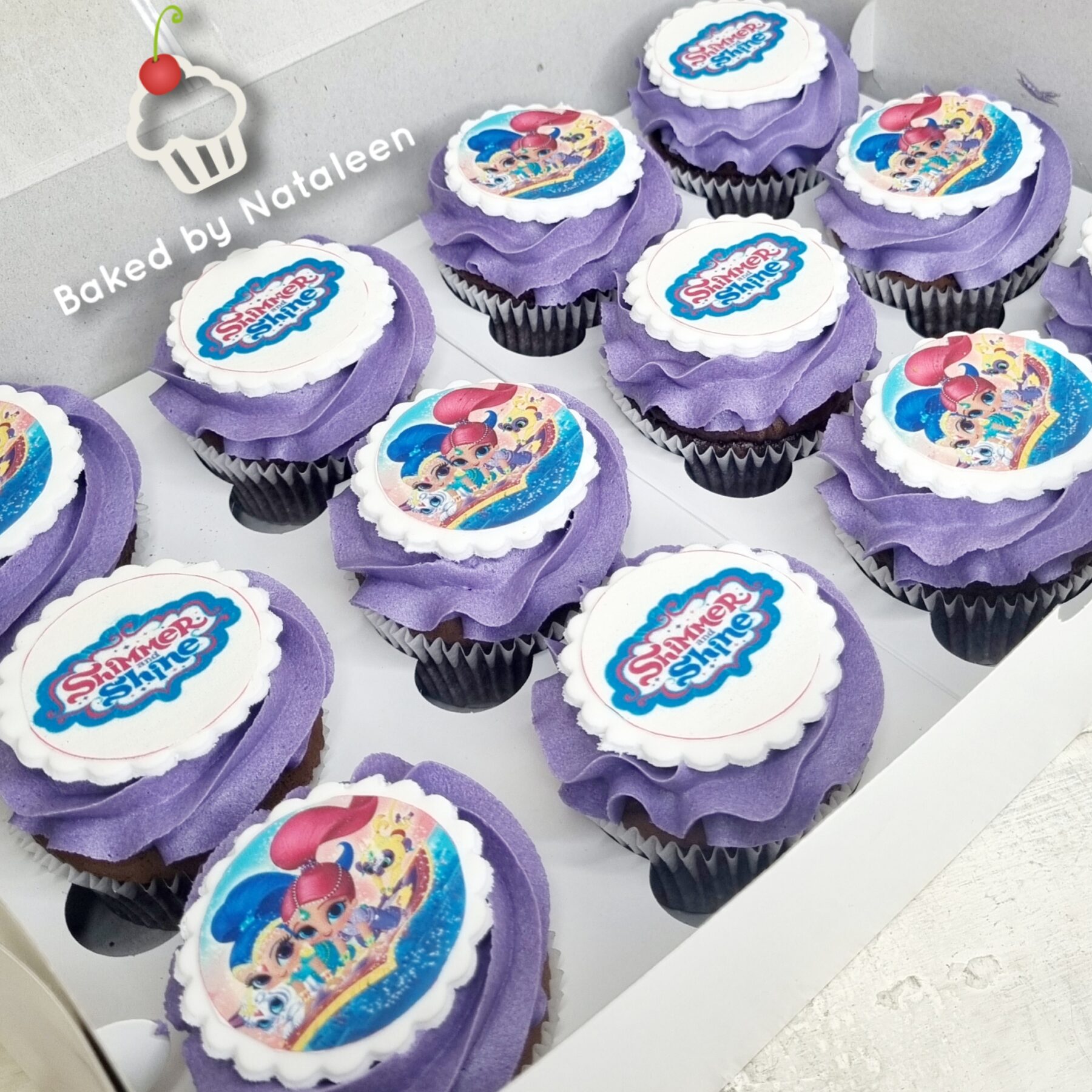 Shimmer Shine Themed Cupcakes
