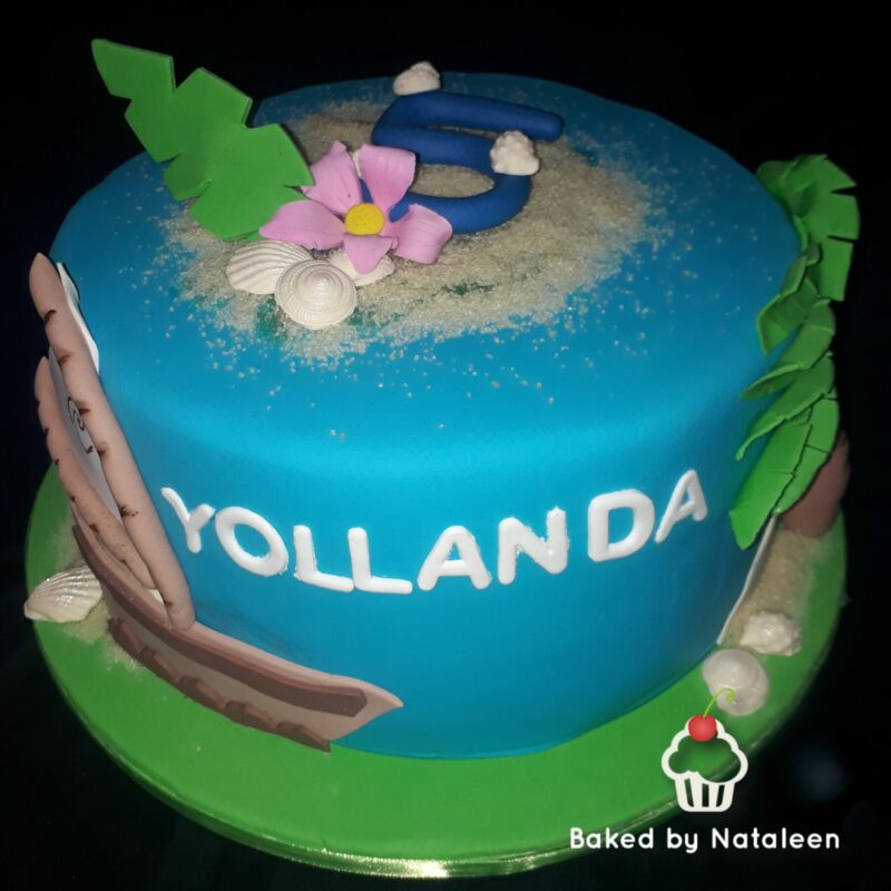 Moana Themed Birthday Cake