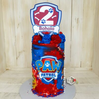 Paw Patrol Badge Buttercream Cake