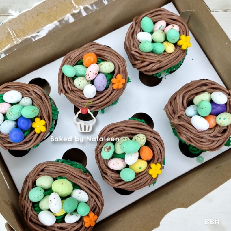 Festive Easter Nest Cupcakes