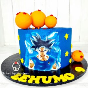 Goku birthday cake