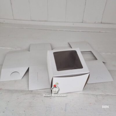 Single cupcake Box with a window