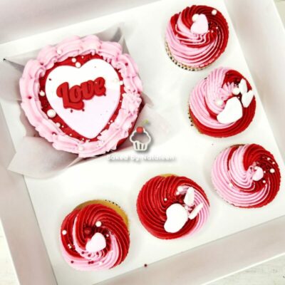 Valentines Bento Cake Combo 1