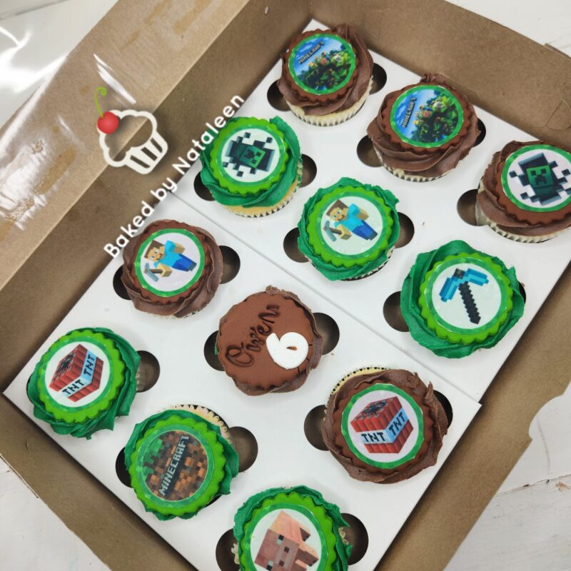 Minecraft Block Builder Cupcakes - Image 4