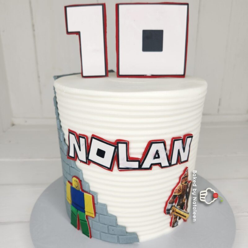 Roblox Themed Birthday Cake - Image 2