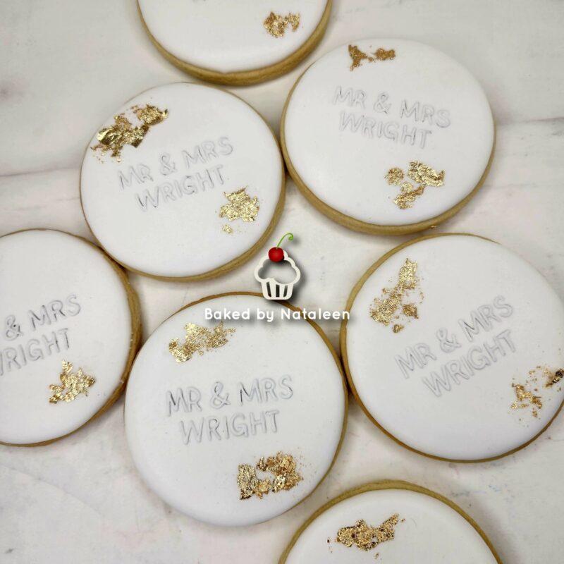 Mr and Mrs sugar cookies