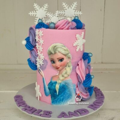 Frozen Castle Buttercream Cake