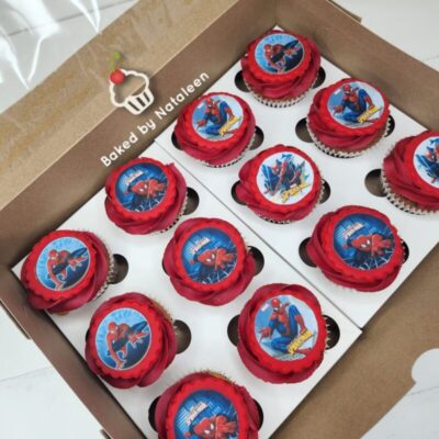 Spiderman Themed Cupcakes 2