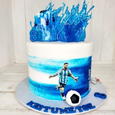 Ronaldo soccer birthday cake