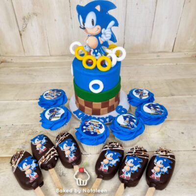 Sonic The Hedgehog Cake Combo