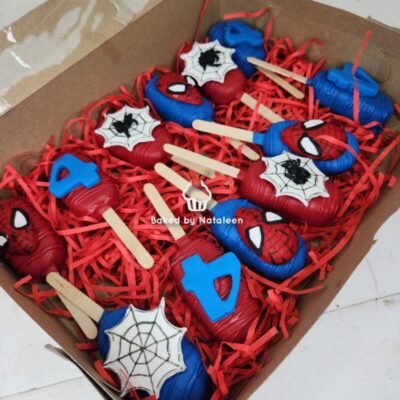 Spiderman Birthday Cakesicles
