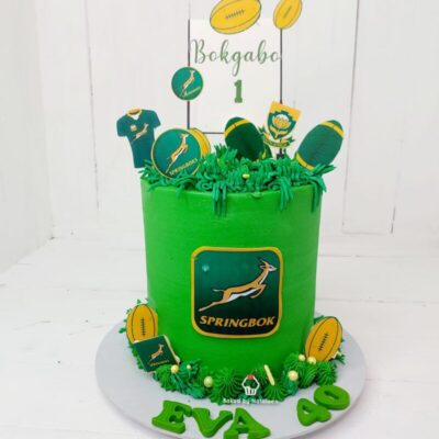 Springbok buttercream birthday cake