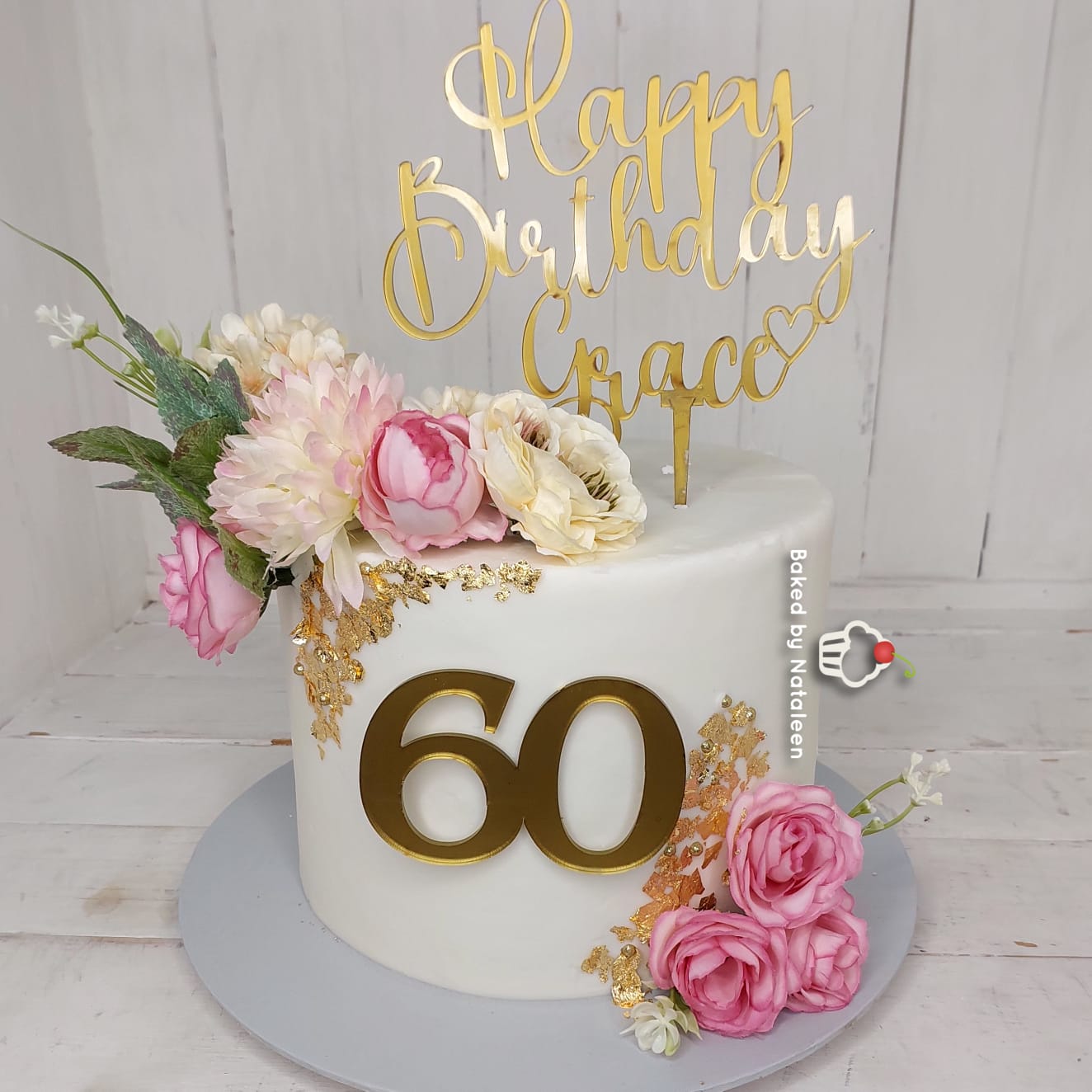 60th Birthday Party Cake Baked By Nataleen 60th Birthday Party Cake Baked By Nataleen