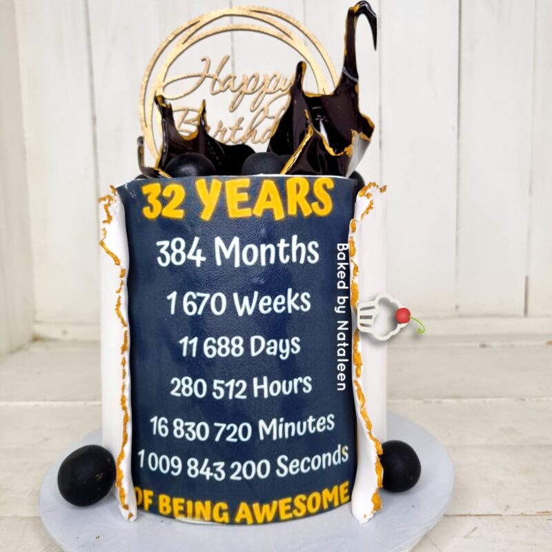 Awesome Journey Birthday Cake
