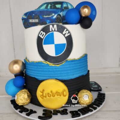 BMW Buttercream Birthday Cake