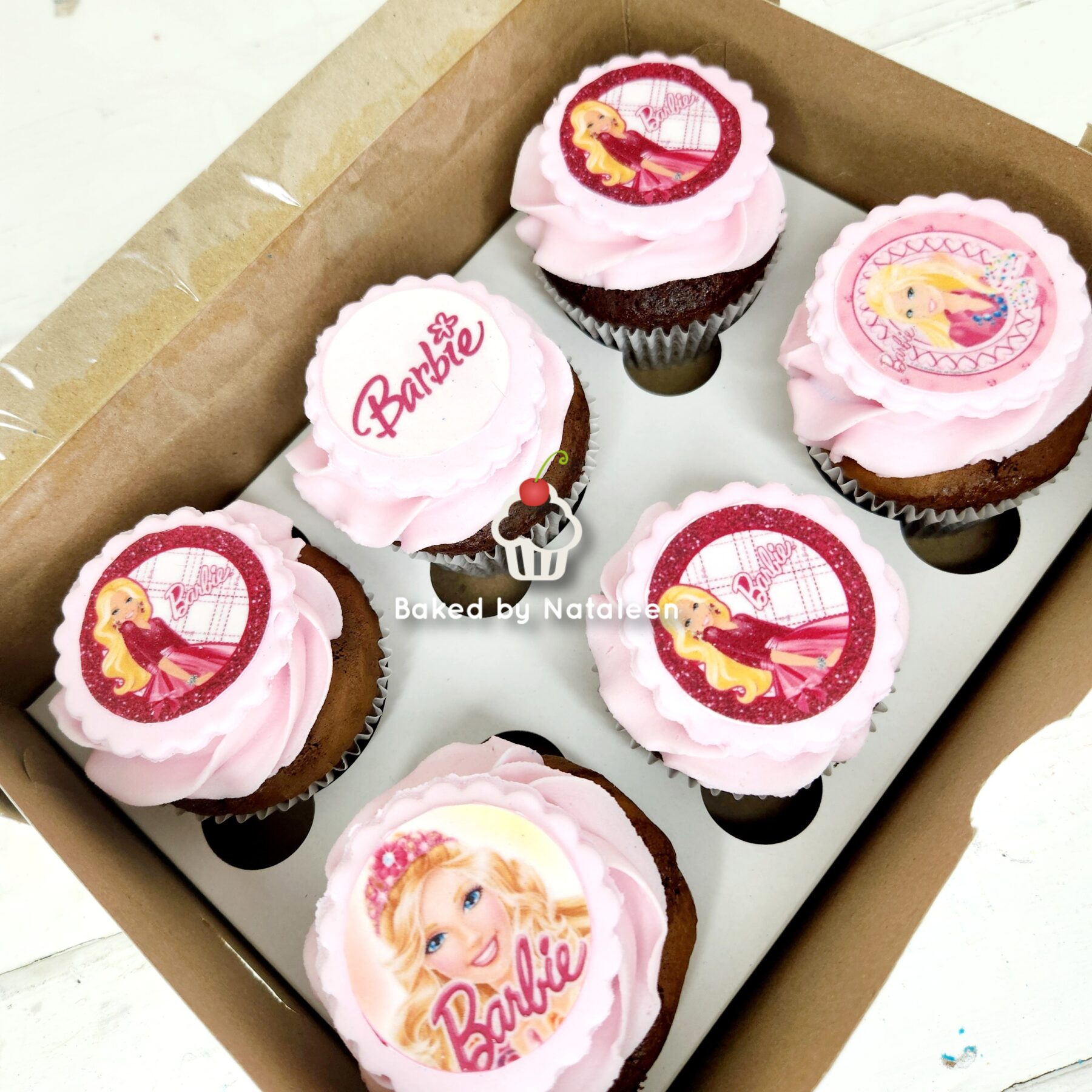Pink Barbie Birthday Cupcakes - Image 2