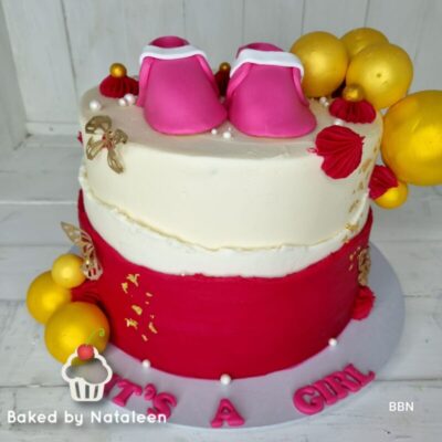 Tiny Toes Celebration Cake