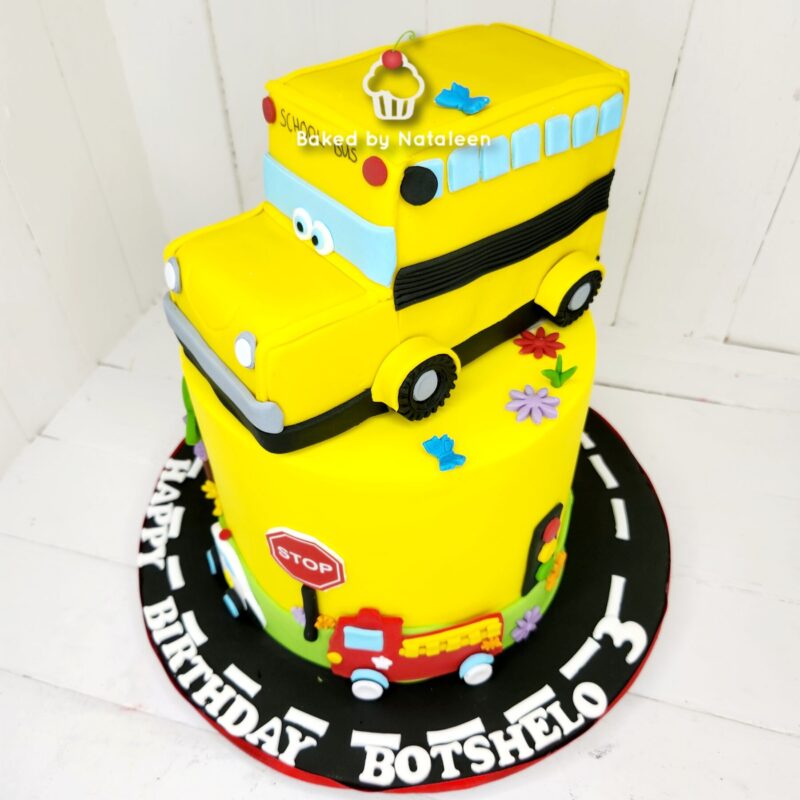 Cocomelon 3D Bus Cake