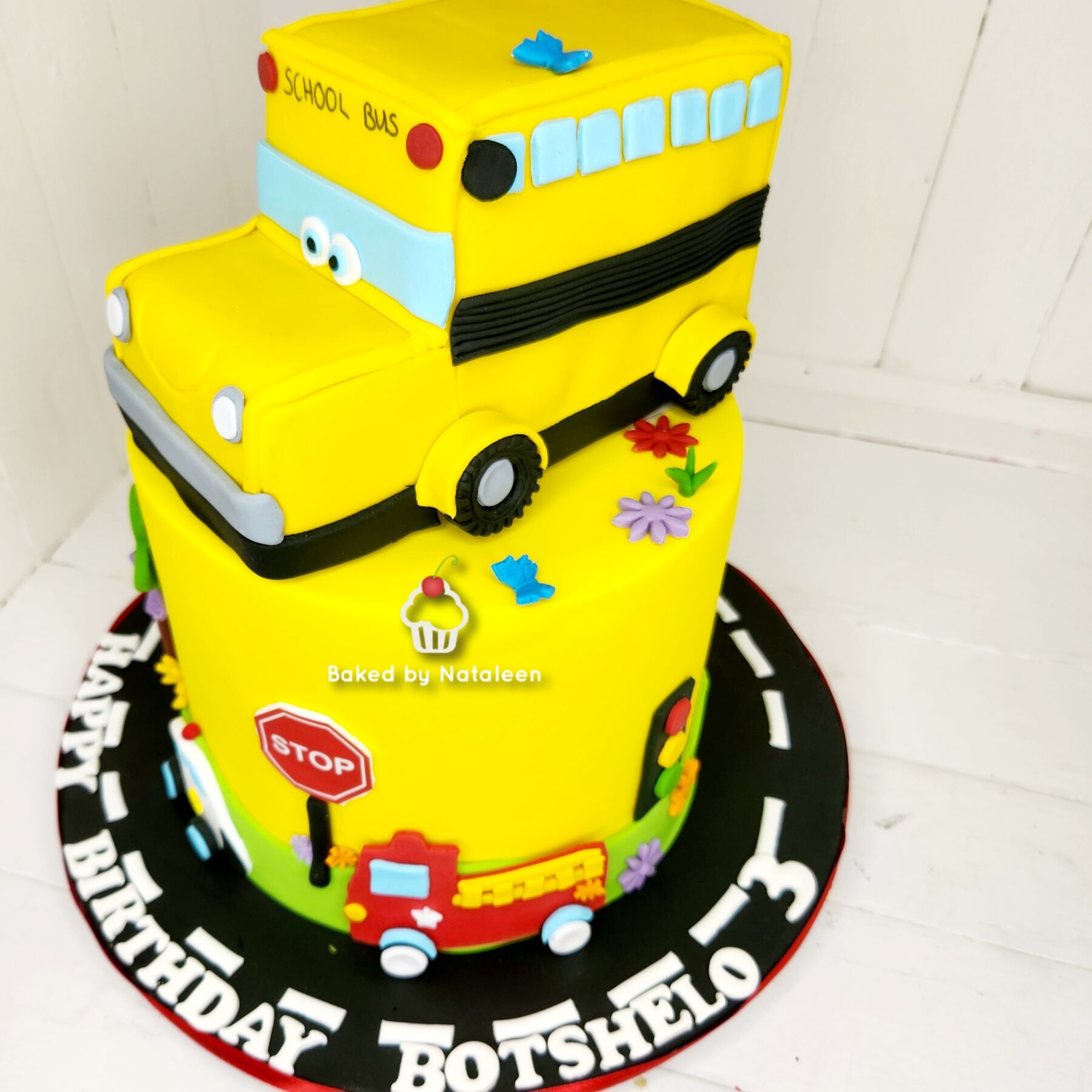 Cocomelon 3D Bus Cake - Image 2