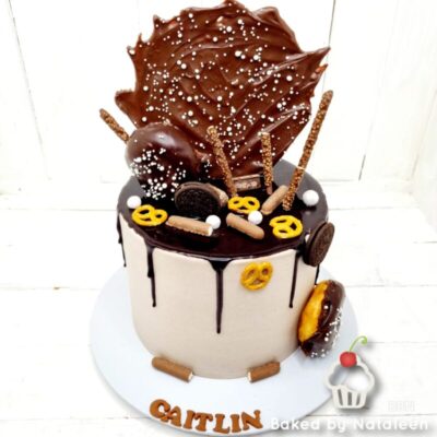 Donut Drip Delight Cake