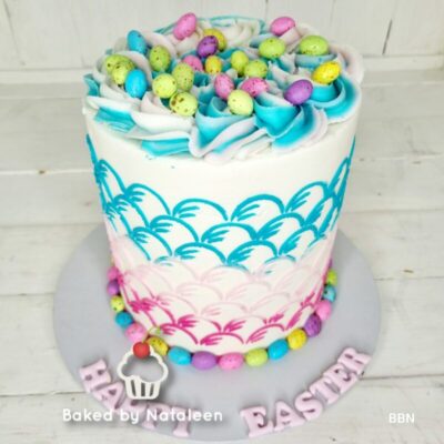 Easter Pastel Egg Cake