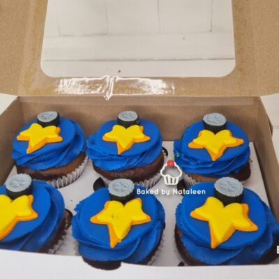 Flame with Tyres Cup Cakes