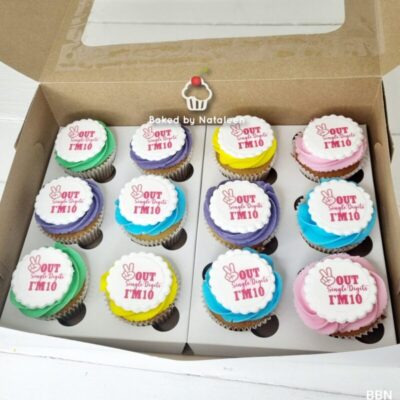Out Single Digits Cup Cakes