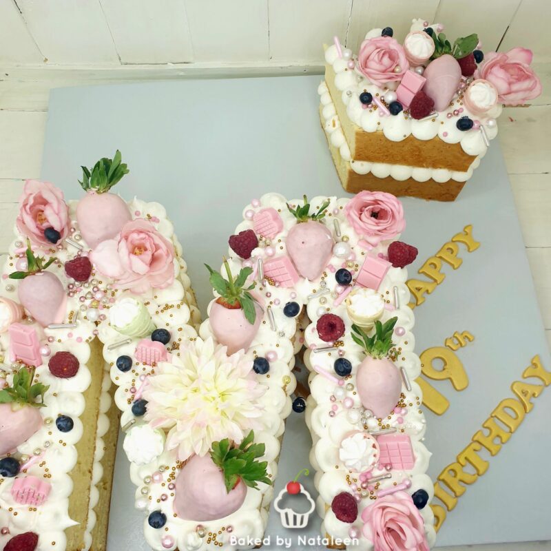 Letter M Birthday Cake - Image 2
