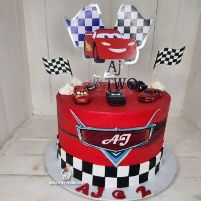 Lightning McQueen Birthday Cake