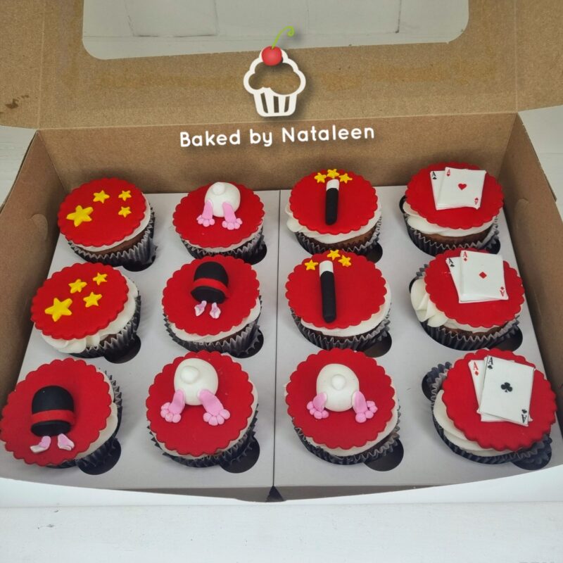 Whimsical Magic Birthday Cupcakes
