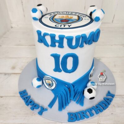 Manchester City Scarf Cake