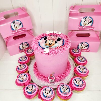 Minnie Mouse Birthday Cake Combo