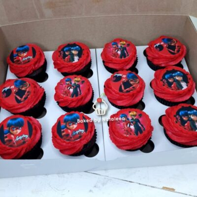 Miraculous Ladybug Delight Cupcakes