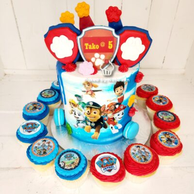Paw Patrol Birthday Party Cupcakes