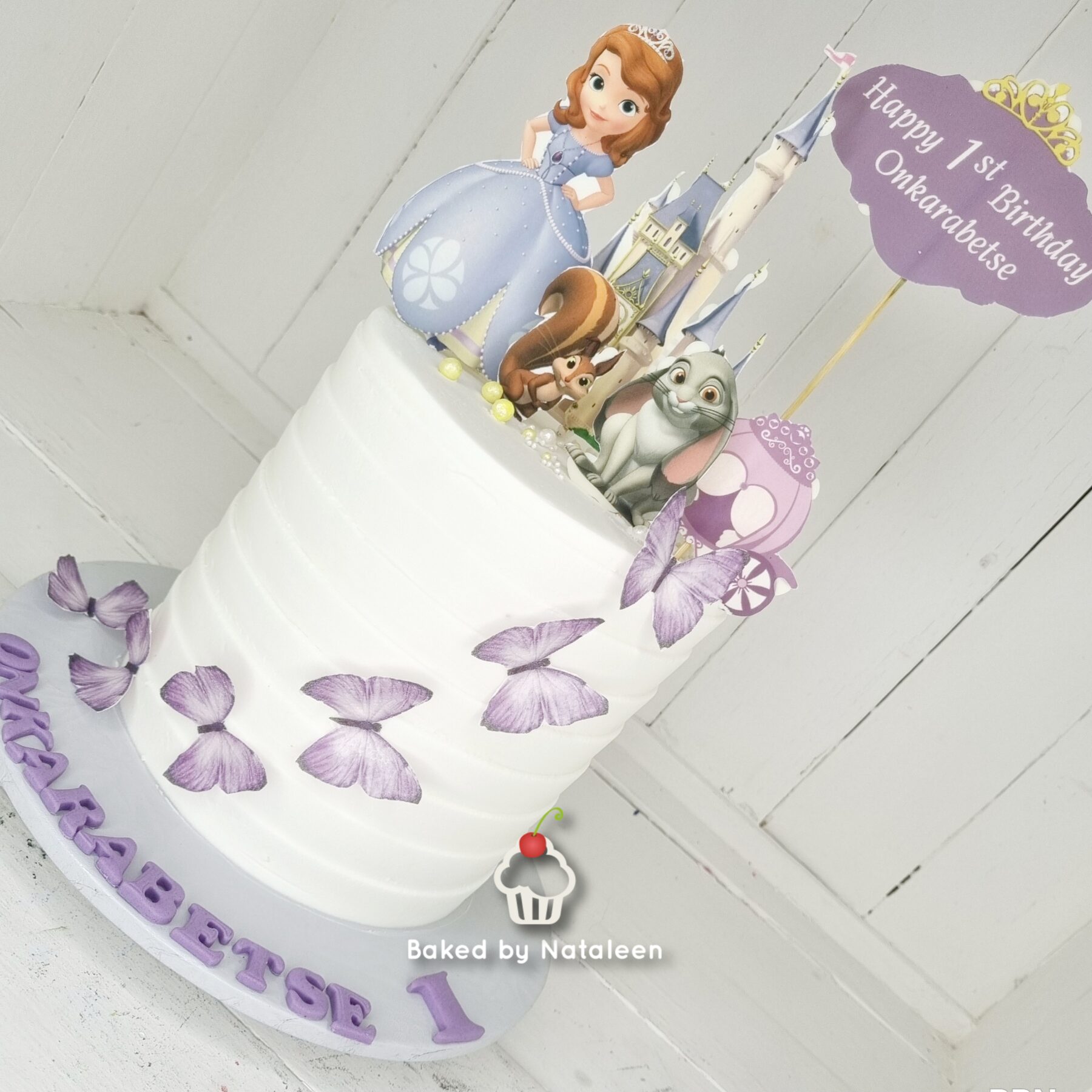 Princess Sofia Butterfly Cake - Image 2