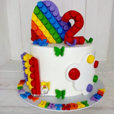 Pop It Birthday Party Cake