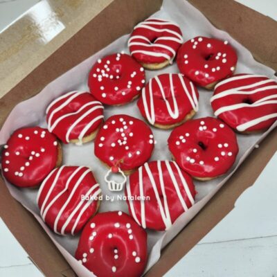 Red Glazed Delight Donuts