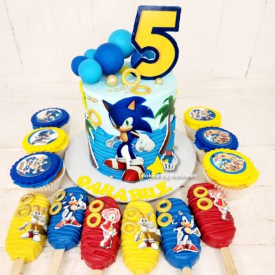 Sonic The Hedgehog Cupcakes