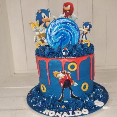 Sonic Candy Rush Cake